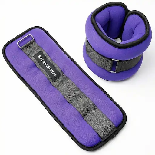 Fitvids Adjustable Ankle Wrist Arm Leg Weights 1-20 lbs neoprene