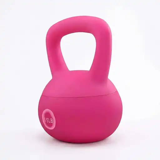 Fitvids Soft Kettlebells sea and iron sand filled vinyl color coded